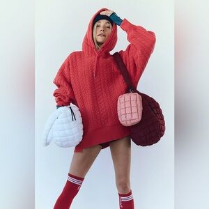 Free People Movement Sprint To The Finish Quilted Hoodie